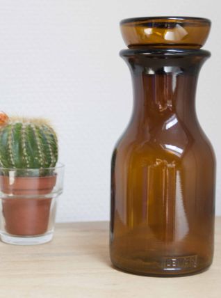 flacon en verre ambré LEVER