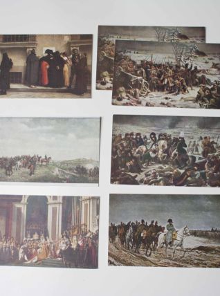 lot de 10 cartes postales vintage Napoléon 