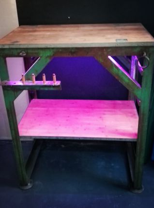 Console Indus Metal et bois 