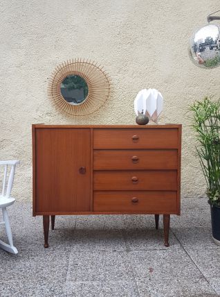Commode enfilade meuble sous vasque vintage