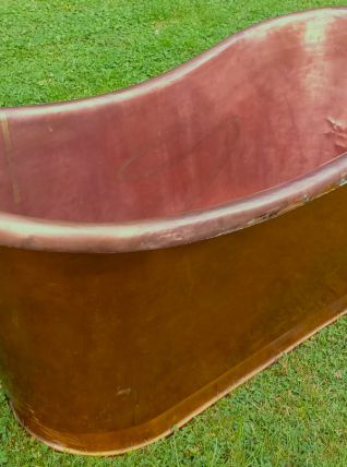 Baignoire en cuivre