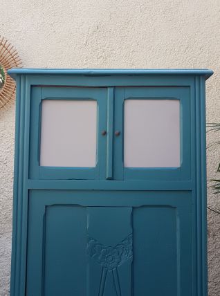 Buffet parisien vintage vert emeraude