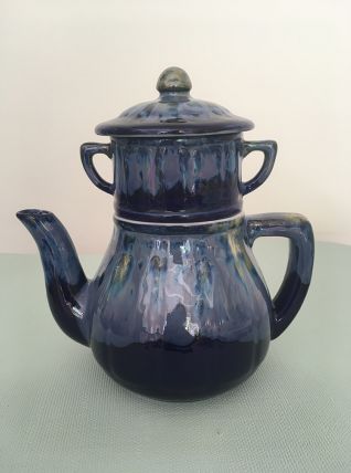 Théière trois pièces vintage en céramique