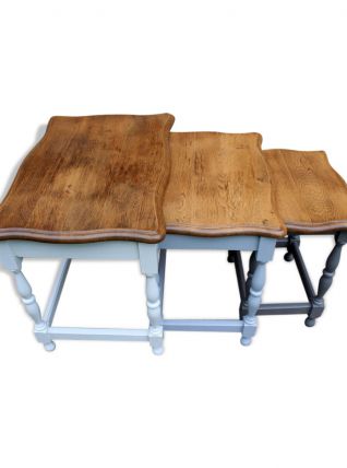 Tables gigognes chêne massif
