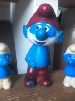 Jouets "pouet" schtroumpf - vintage