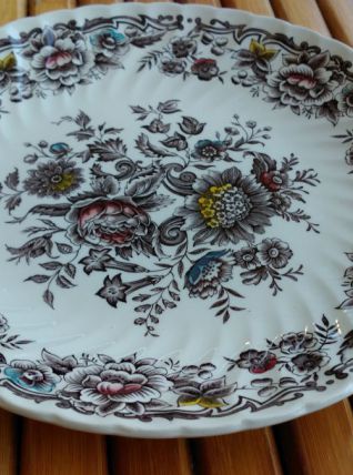 plat porcelaine Anglaise - RIDGWAY -