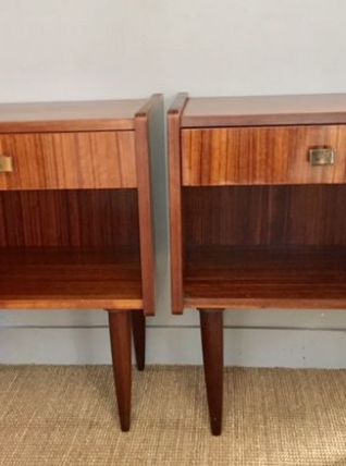 Paire de chevets années 60