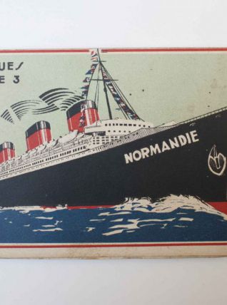 carnet cartes postales Le Normandie