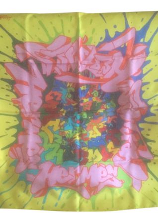 Hermes graffiti scarf carré soie foulard 