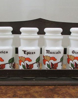  Etagère pots à épices Vintage 