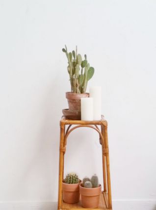 Sellette vintage rotin