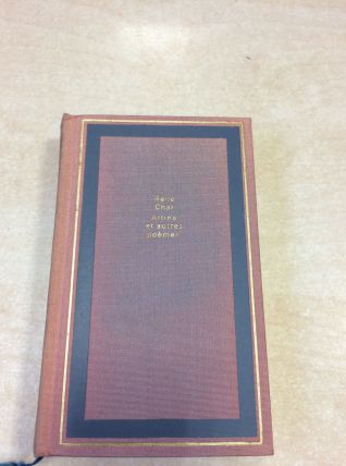Livre de poésie de René Char