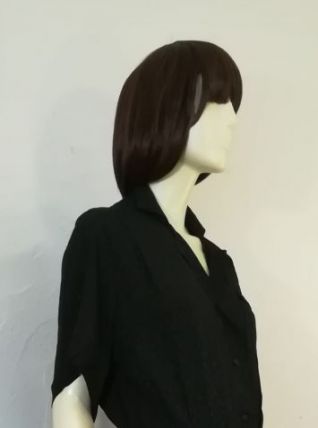 Combinaison pantalon vintage 80ies taille 38 noire motif gouttelettes noir 