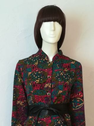 Robe vintage multicolore Gevana 