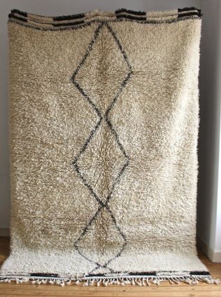Grand tapis Beni ouarain Marmoucha (2M90 sur 1M85)