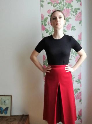 Antoinette - Jupe-culotte plissée Sonia Rykiel