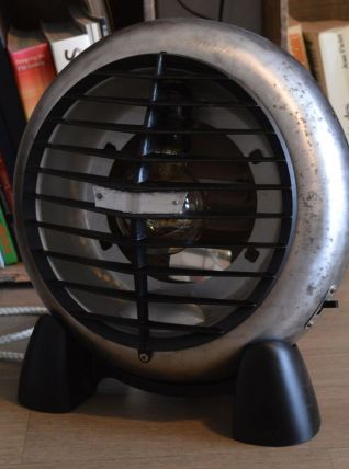 chauffage electrique détourner en lampe, luminaire  