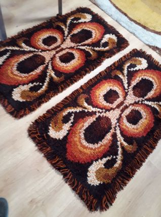 tapis  de lit 70s  vintage