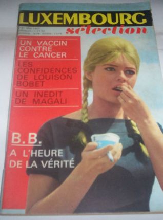 REVUE NO 2 MAI 1962 LUXEMBOURG SELECTION BRIGITTE BARDOT 