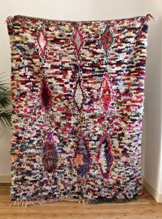 Tapis boucherie tissé main au Maroc