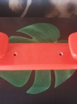 SYLA-porte manteaux -patère orange-Vintage