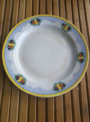 Boch la Louvière - plat - art déco - vintage