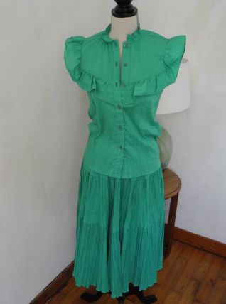 Ensemble Jupon et Haut Vintage 70'S Fabriqué en France 