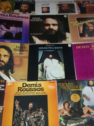 GROS LOT DE DISQUES DE DEMIS ROUSSOS 