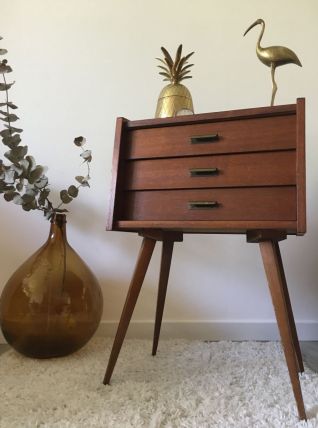 Chevet années 50 pieds compas