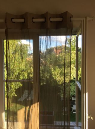 Rideaux en voile de coton 