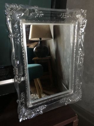 Lot de 2 miroirs avec cadre translucide