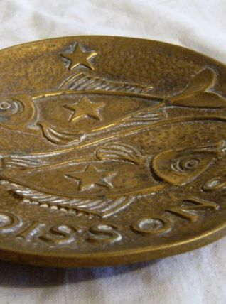 Vide poche bronze art déco signé max Leverrier