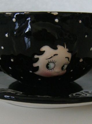 TAsse + soucoupe Betty Boop tropico diffusion king