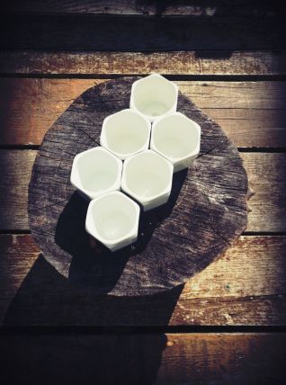 Yalacta - pot de yaourt vintage - pot en céramique