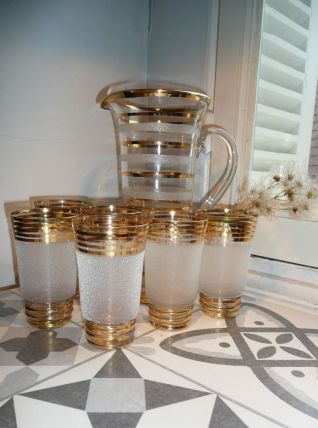 Service orangeade givré granité Monin