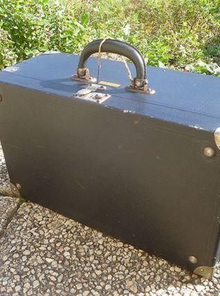 valise  ancienne bois , cartonnée, vintage