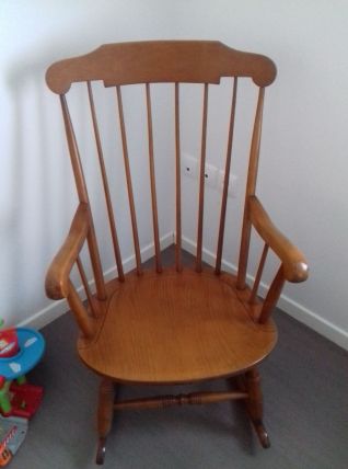 Rocking chair vintage stol année 1960
