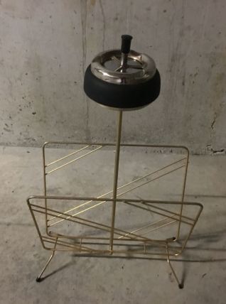 Porte-revues cendrier années 50