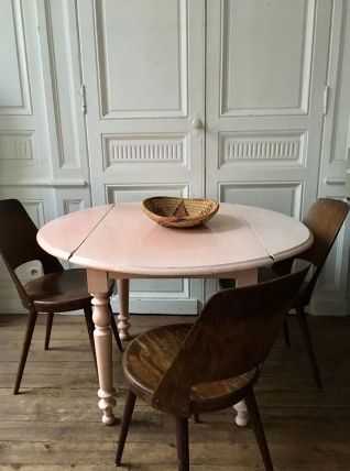 Table bois massif vintage