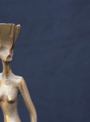 Statuette en bronze doré - Années 70