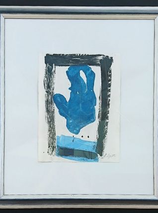 Gravure d'art contemporain signée Philippe Lepatre "Le Vent"