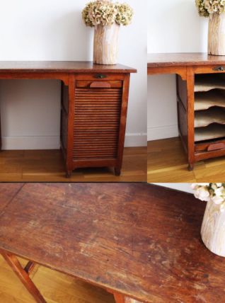 Superbe bureau vintage années 50 