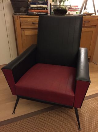 Fauteuil rockabilly vintage