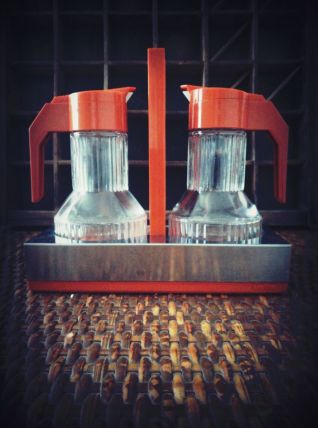 Vintage serviteur huile et vinaigre - VALIRA -