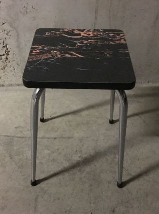 Tabouret en formica années 70