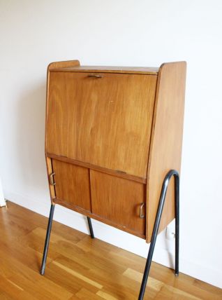 RARE - Secrétaire vintage annés 50 type Hitier