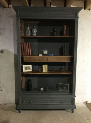 Bibliothèque ou cabinet de curiosités ancienne