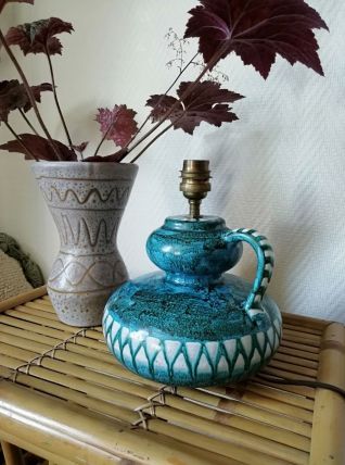 LAMPE VINTAGE CÉRAMIQUE 1960 - style Vallauris 