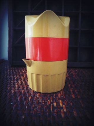 vintage presse agrume manuel en plastique emboîtable