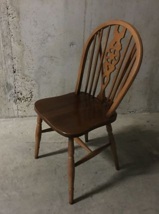 Chaise en bois style Ercol